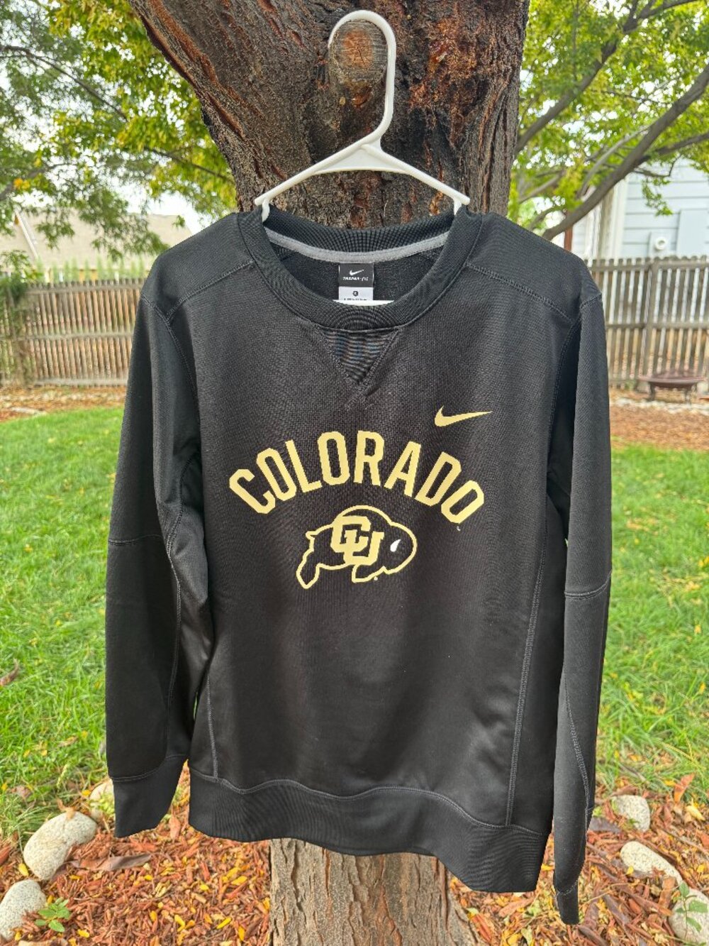 Nike Colorado Buffaloes Black Pullover Sweatshirt Men's Small - Worn Once